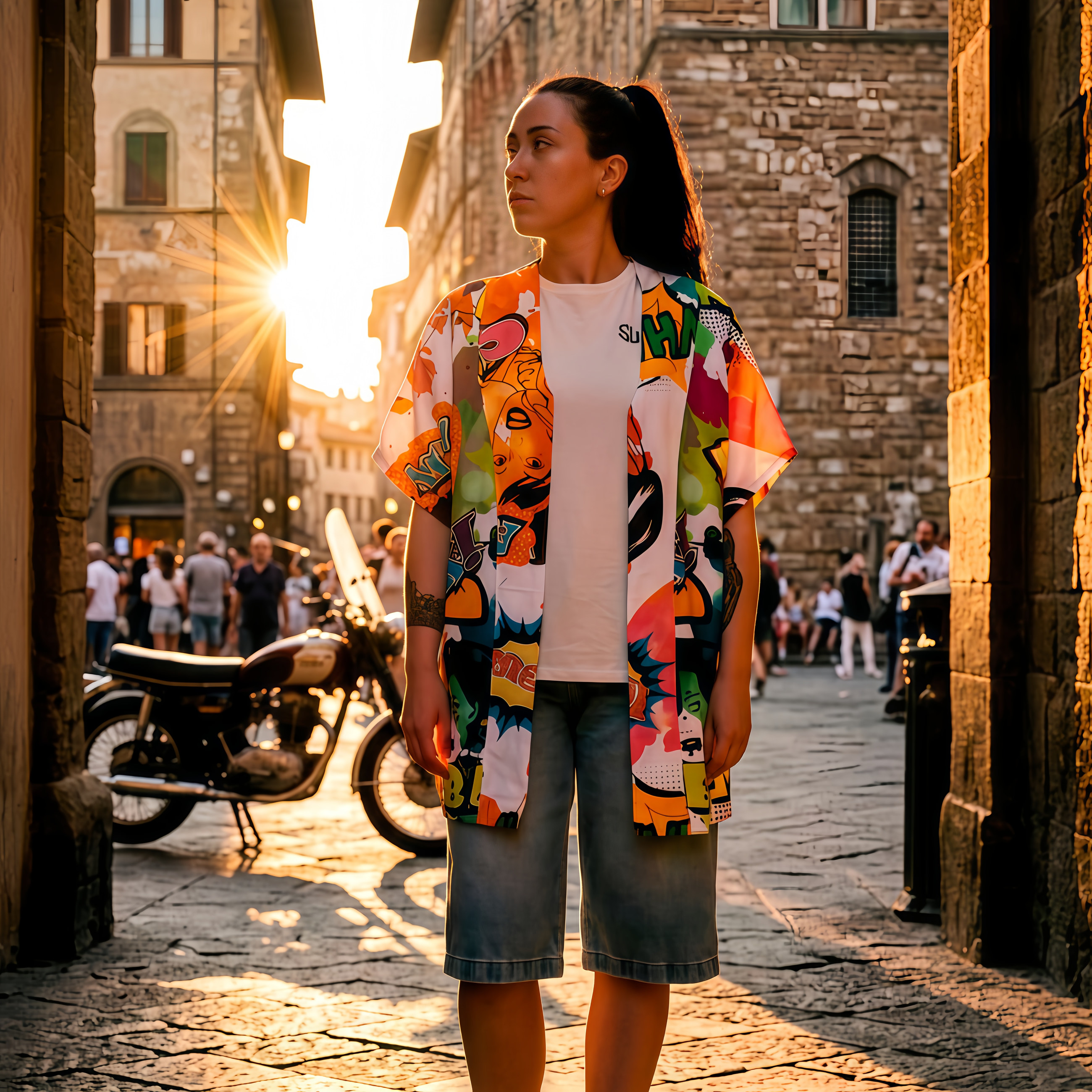 Kimono jacket — frontal